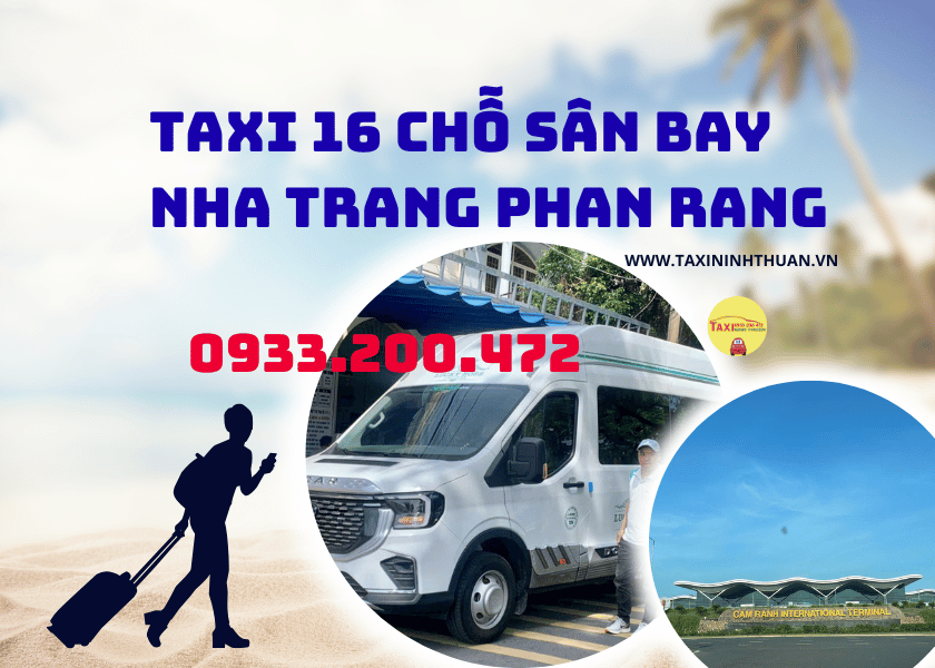 Taxi 16 Chỗ Sân Bay Nha Trang Phan Rang
