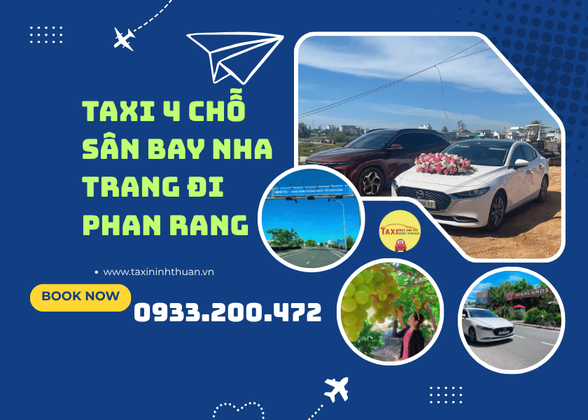 Taxi 4 Chỗ Sân Bay Nha Trang Đi Phan Rang