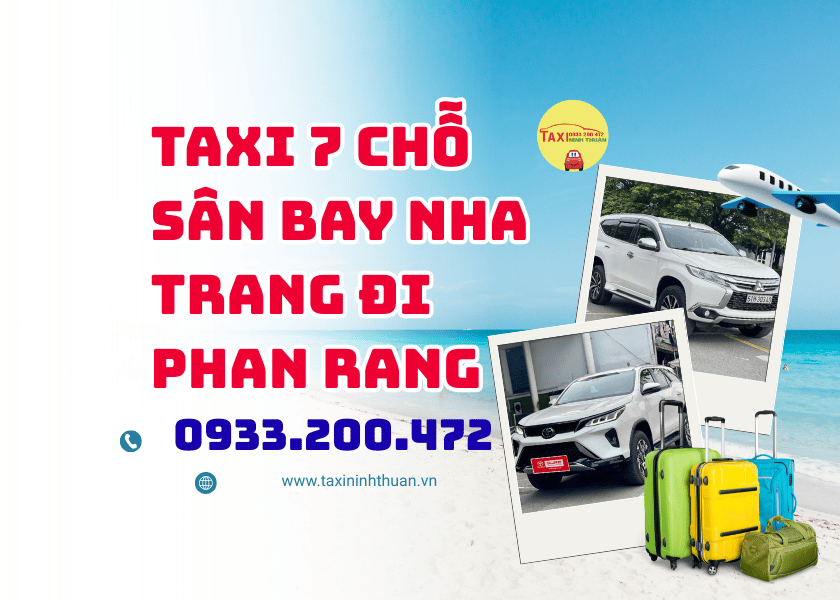 Taxi 7 Chỗ Sân Bay Nha Trang Đi Phan Rang