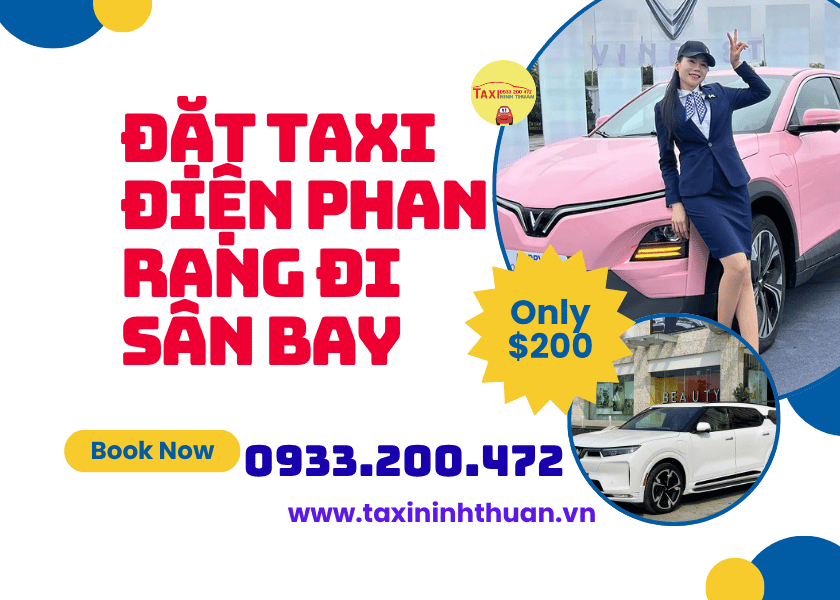 Đặt taxi điện Phan Rang đi sân bay