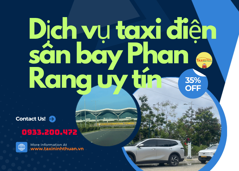 Dịch vụ taxi điện sân bay Phan Rang uy tín