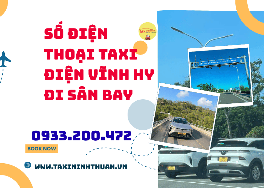 số điện thoại taxi điện Vĩnh Hy đi sân bay