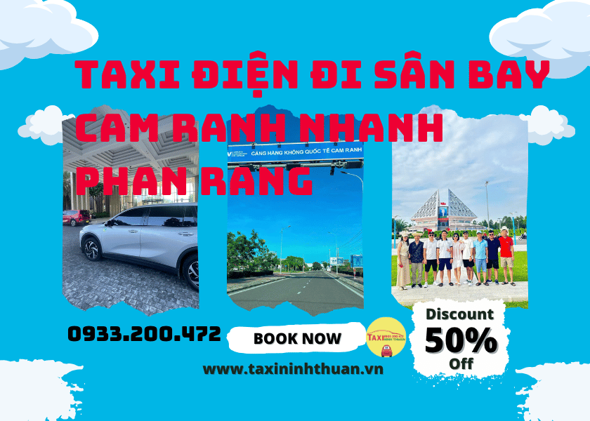 Taxi điện đi sân bay Cam Ranh nhanh Phan Rang