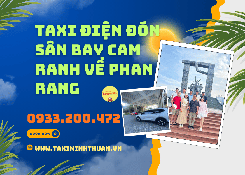 Taxi điện đón sân bay Cam Ranh về Phan Rang