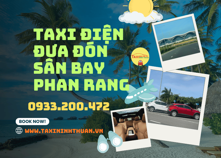 Taxi điện đưa đón sân bay Phan Rang
