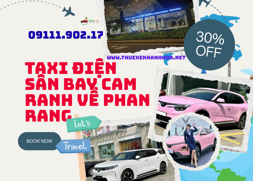 Taxi điện sân bay Cam Ranh về Phan Rang