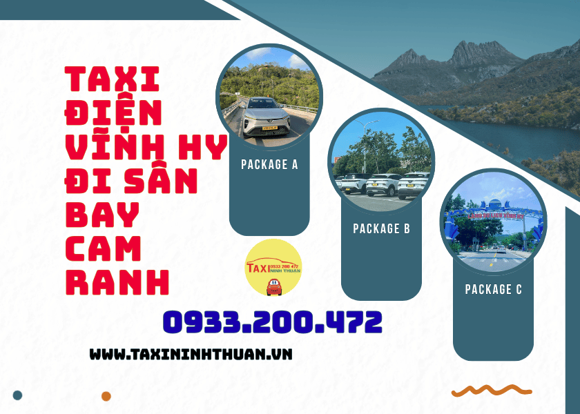 Taxi điện Vĩnh Hy đi sân bay Cam Ranh