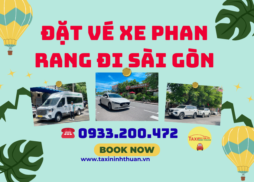 Đặt vé xe Phan Rang đi Sài Gòn