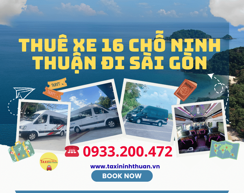Thuê xe 16 chỗ Ninh Thuận đi Sài Gòn