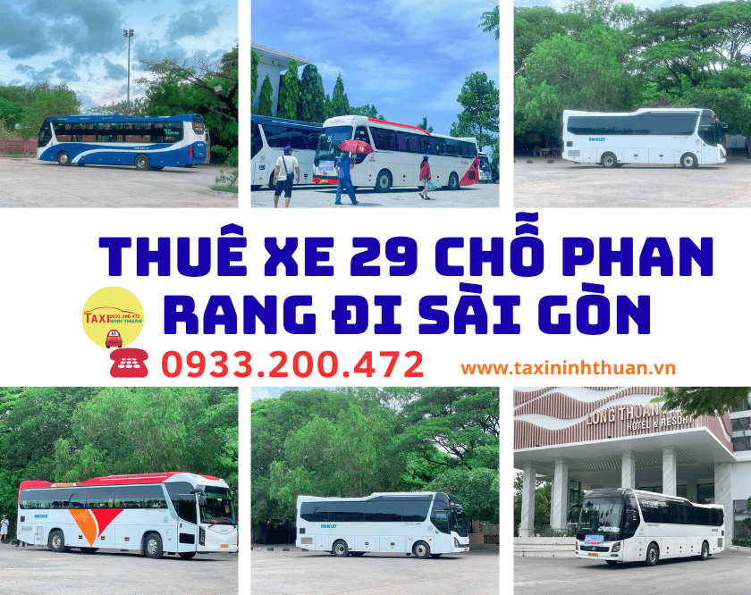 Thuê xe 29 chỗ Phan Rang đi Sài Gòn