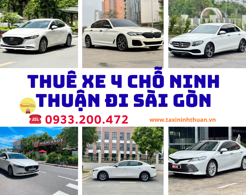 Thuê xe 4 chỗ Ninh Thuận đi Sài Gòn
