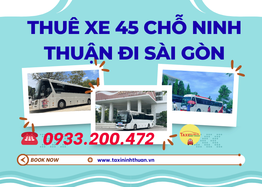 Thuê xe 45 chỗ Ninh Thuận đi Sài Gòn