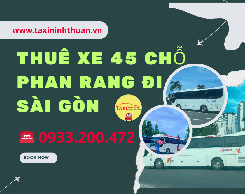 Thuê xe 45 chỗ Phan Rang đi Sài Gòn