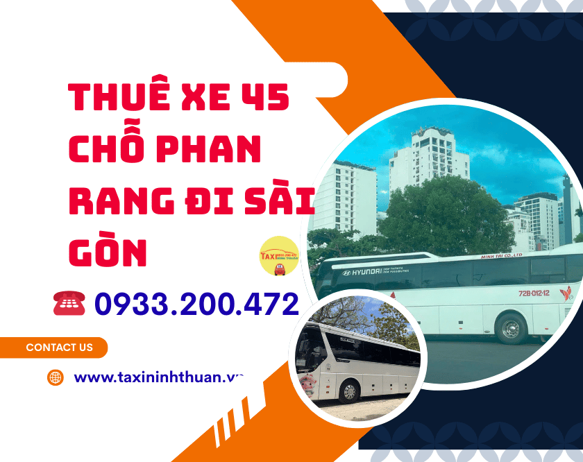 Thuê xe 45 chỗ Phan Rang đi Sài Gòn