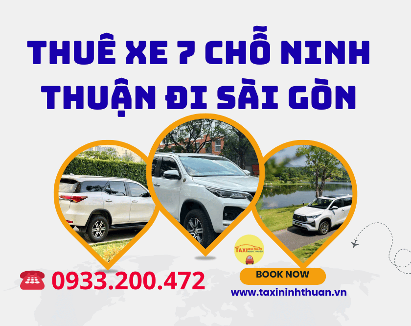Thuê xe 7 chỗ Ninh Thuận đi Sài Gòn