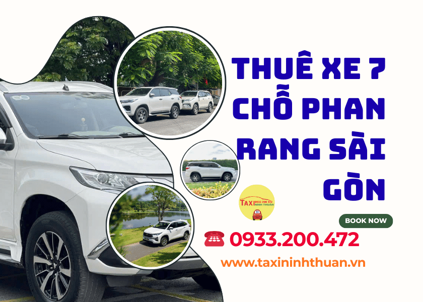 Thuê xe 7 chỗ Phan Rang Sài Gòn