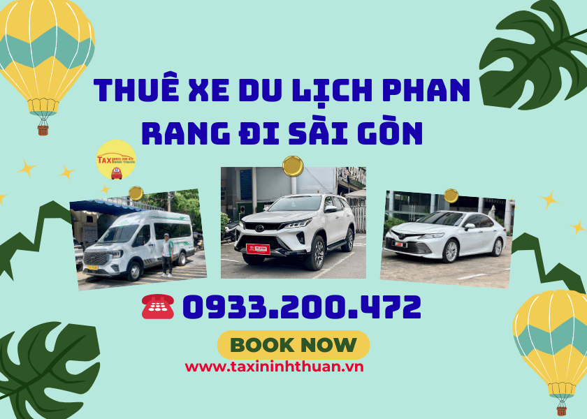 Thuê xe du lịch Phan Rang đi Sài Gòn