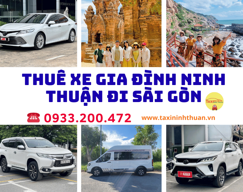 Thuê xe gia đình Ninh Thuận đi Sài Gòn
