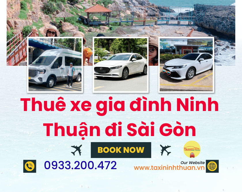 Thuê xe gia đình Ninh Thuận đi Sài Gòn
