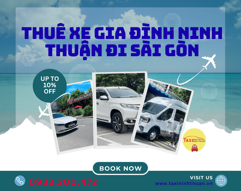 Thuê xe gia đình Ninh Thuận đi Sài Gòn