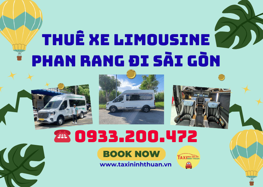 Thuê xe limousine Phan Rang đi Sài Gòn