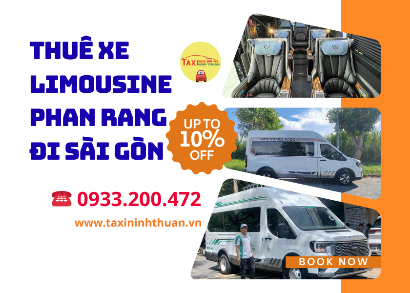 Thuê xe limousine Phan Rang đi Sài Gòn