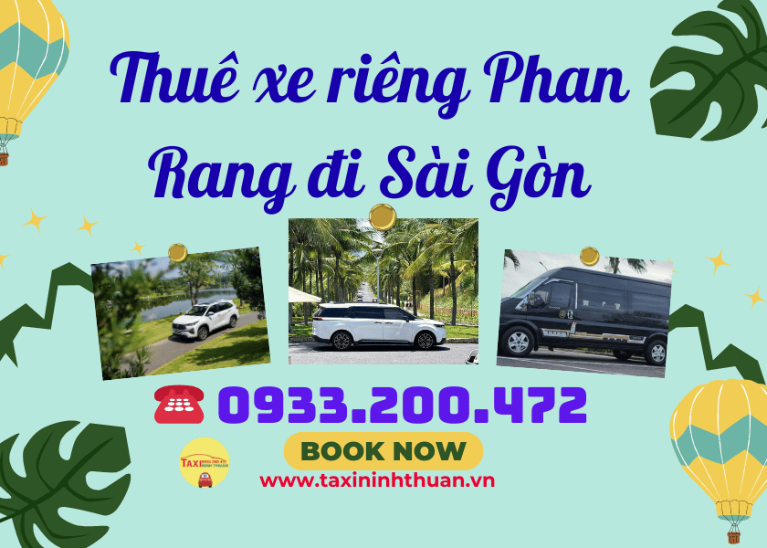 Thuê xe riêng Phan Rang đi Sài Gòn