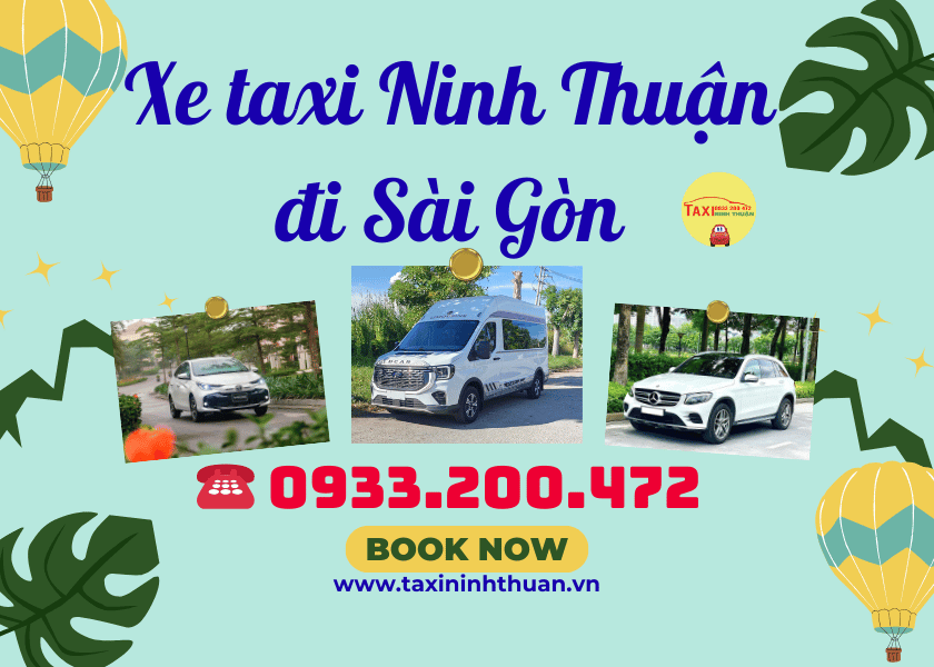 Xe taxi Ninh Thuận đi Sài Gòn