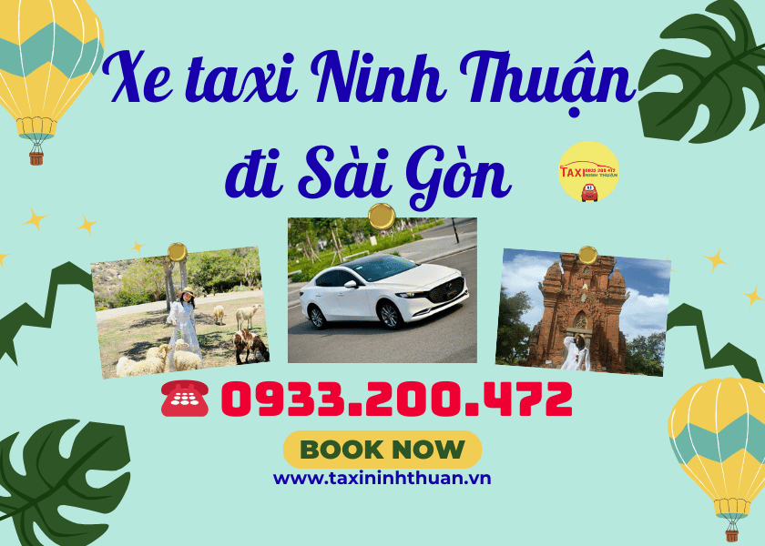 Xe taxi Ninh Thuận đi Sài Gòn