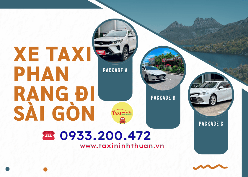 Xe taxi Phan Rang đi Sài Gòn