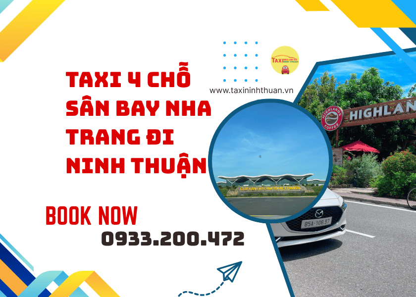 Taxi 4 Chỗ Sân Bay Nha Trang Đi Ninh Thuận