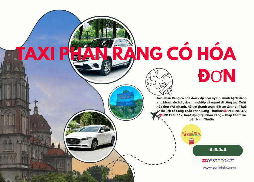 Taxi Phan Rang có hóa đơn