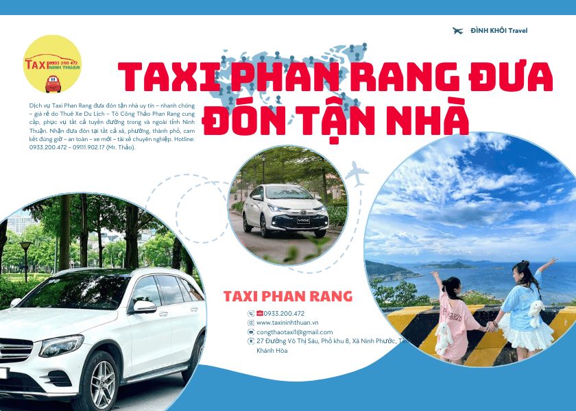 Taxi Phan Rang Đưa Đón Tận Nhà