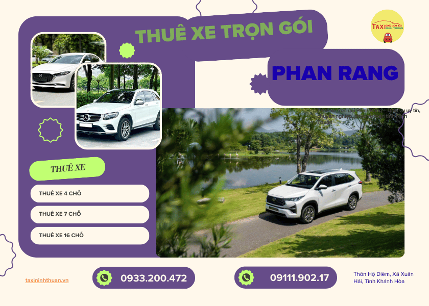 Thuê xe trọn gói Phan Rang