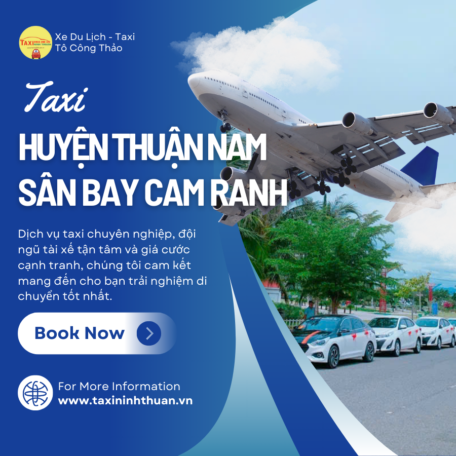 Taxi Ninh Thuận đến Sân Bay Cam Ranh