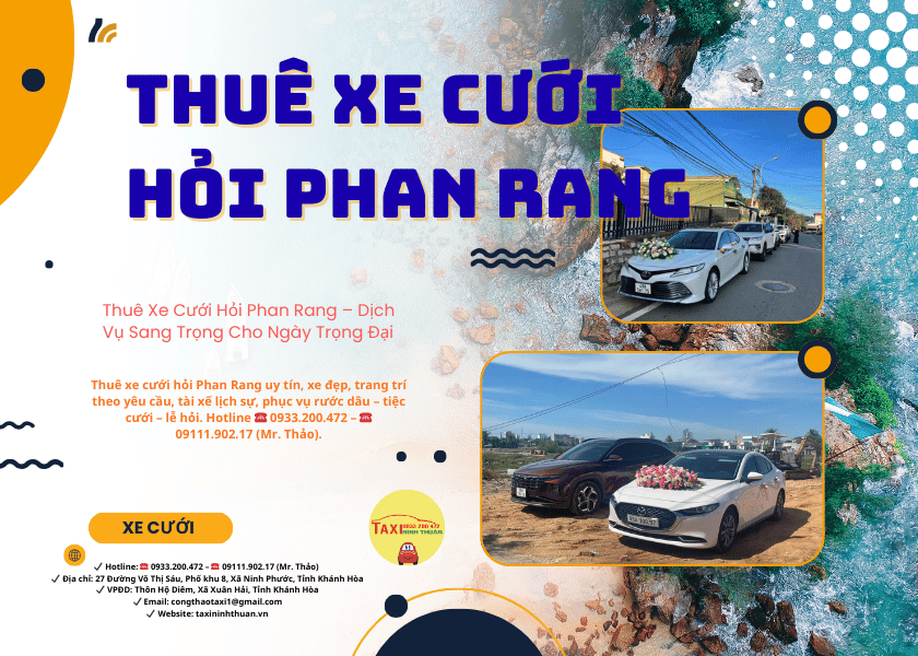 Thuê Xe Cưới Hỏi Phan Rang